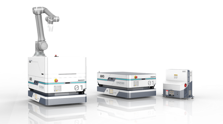 AGGAME數位開發的自主式移動機器人（AMR250M），搭配全向輪並結合AI演算法、2D LiDAR、3D攝影機等技術，協助客戶實現產線全自動化